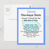 Over Iowa Briefkaart (Voorkant / Achterkant)