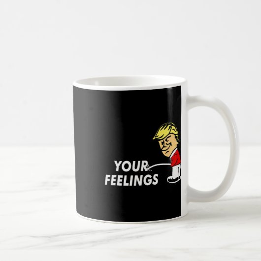 Over je gevoelens Grappig Conservatief geschenk Pr Koffiemok (Rechts)
