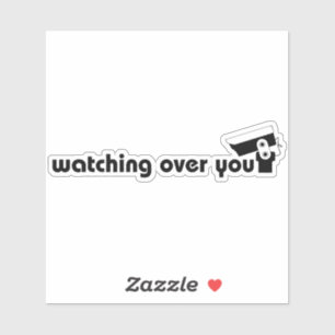 Over je waken sticker