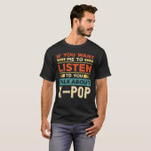 Over K-Pop praten T-shirt (Voorkant volledig)
