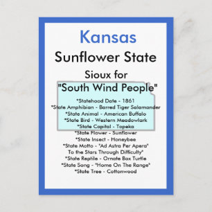 Over Kansas Briefkaart