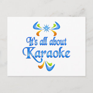 Over Karaoke Briefkaart