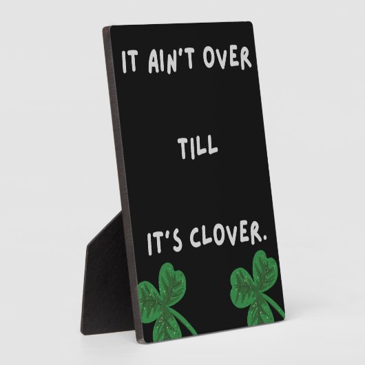 over/klaver fotoplaat (Zijkant)