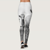 Over Koe Print Leggings (Achterkant)