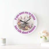 Over konijnen gesproken, leuk grote klok (Huis)