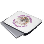 Over konijnen gesproken, leuk laptop sleeve (Voorkant onderkant)