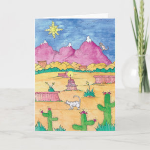 Over land of per Zee... Gelukkige verjaardag! Kaart