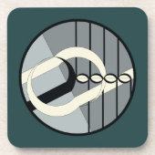 Over Lapping Wenkbrauwen - Blue Notes Onderzetters (Voorkant)