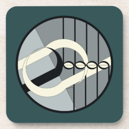 Over Lapping Wenkbrauwen - Blue Notes Onderzetters