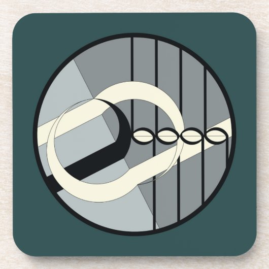 Over Lapping Wenkbrauwen - Blue Notes Onderzetters (Voorkant)