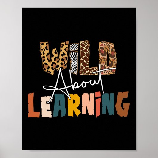 Over Leren Leraar Terug naar School Teaching 1 Poster (Voorkant)