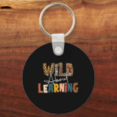 Over Leren Leraar Terug naar School Teaching 1 Sleutelhanger (Voorkant)