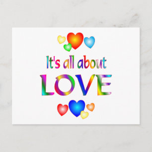 Over liefde briefkaart