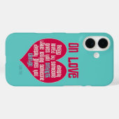 Over Liefde. Citaat van Lao Tzu Case-Mate iPhone Case (Achterkant (horizontaal))