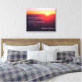 Over liefde - De profeet van Kahlil Gibran Canvas Afdruk (Insitu (Slaapkamer))