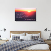 Over liefde - De profeet van Kahlil Gibran Canvas Afdruk (Insitu (Slaapkamer))