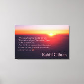 Over liefde - De profeet van Kahlil Gibran Canvas Afdruk (Voorkant)