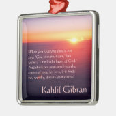 Over liefde - De profeet van Kahlil Gibran Metalen Ornament (Links)