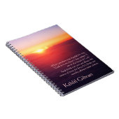 Over liefde - De profeet van Kahlil Gibran Notitieboek (Rechterzijde)