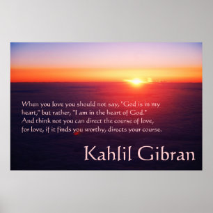Over liefde - De profeet van Kahlil Gibran Poster