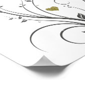 over liefde en harten poster (Hoek)