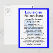 Over Louisiana Briefkaart (Voorkant / Achterkant)