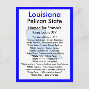 Over Louisiana Briefkaart