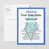 Over Maine Briefkaart (Voorkant / Achterkant)