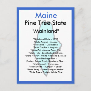 Over Maine Briefkaart
