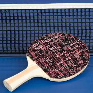 Over meisjes en tafeltennis tafeltennisbatje