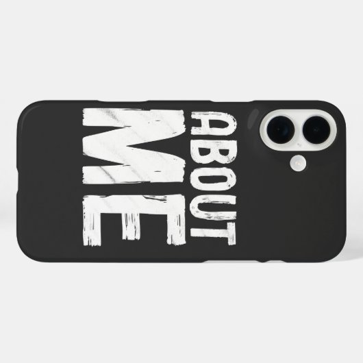Over mij Motivatie Case-Mate iPhone Case (Achterkant (horizontaal))