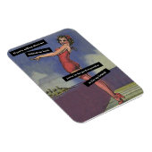 Over mij praten achter mijn achterste  grappigheid magneet (Rechterzijde)