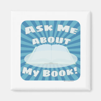 Over mijn boek Auteur Promo Design Magneet