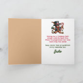 Over mijn Gingerbread Funny Urban Christmas Aankondiging (Binnen)