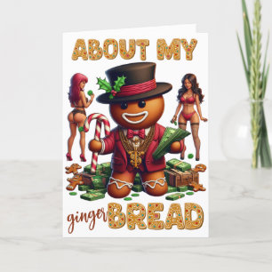 Over mijn Gingerbread Funny Urban Christmas Aankondiging