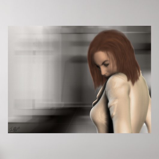 Over mijn schouder poster (Voorkant)