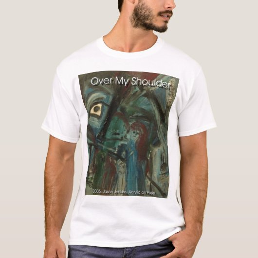 OVER MIJN SCHOUDER T-SHIRT (Voorkant)