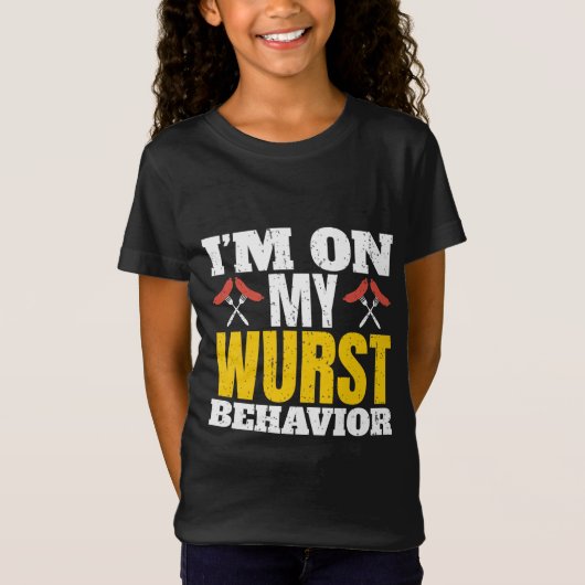 Over mijn wangedrag Funny Oktoberfest T-shirt (Voorkant)