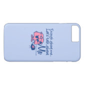 Over Miss Chatterbox praten Case-Mate iPhone Case (Achterkant (Horizontaal))