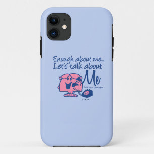 Over Miss Chatterbox praten iPhone 11 Hoesje