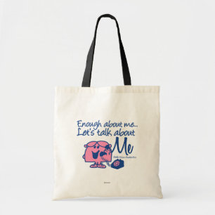 Over Miss Chatterbox praten Tote Bag