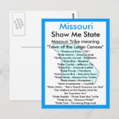Over Missouri Briefkaart (Voorkant / Achterkant)