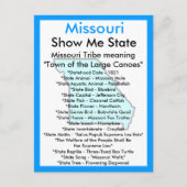 Over Missouri Briefkaart (Voorkant)