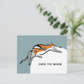 Over Moon Briefkaart (Staand voorkant)