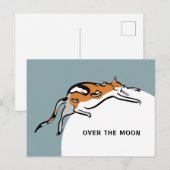 Over Moon Briefkaart (Voorkant / Achterkant)