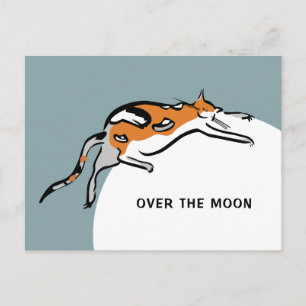 Over Moon Briefkaart