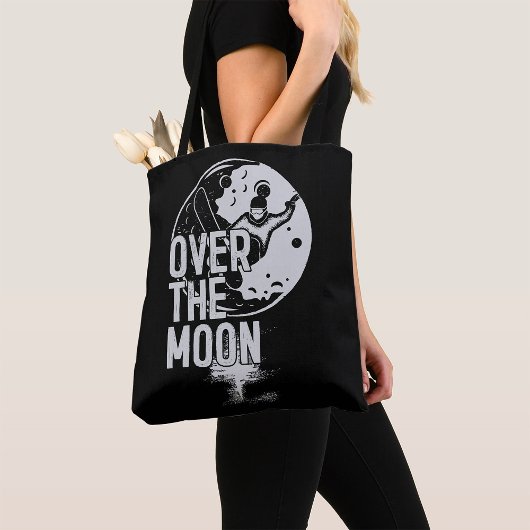 Over Moon Tote Bag