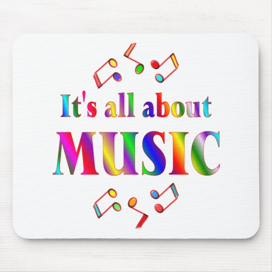 Over muziek muismat (Voorkant)