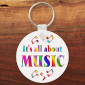 Over muziek sleutelhanger (Voorkant)