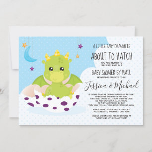 Over naar Hatch Dragon Baby shower per post Kaart
